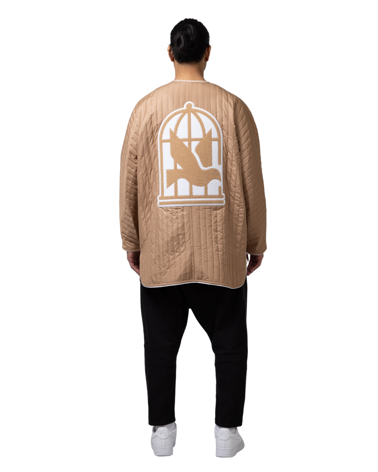 Quilted Kōto - Taupe